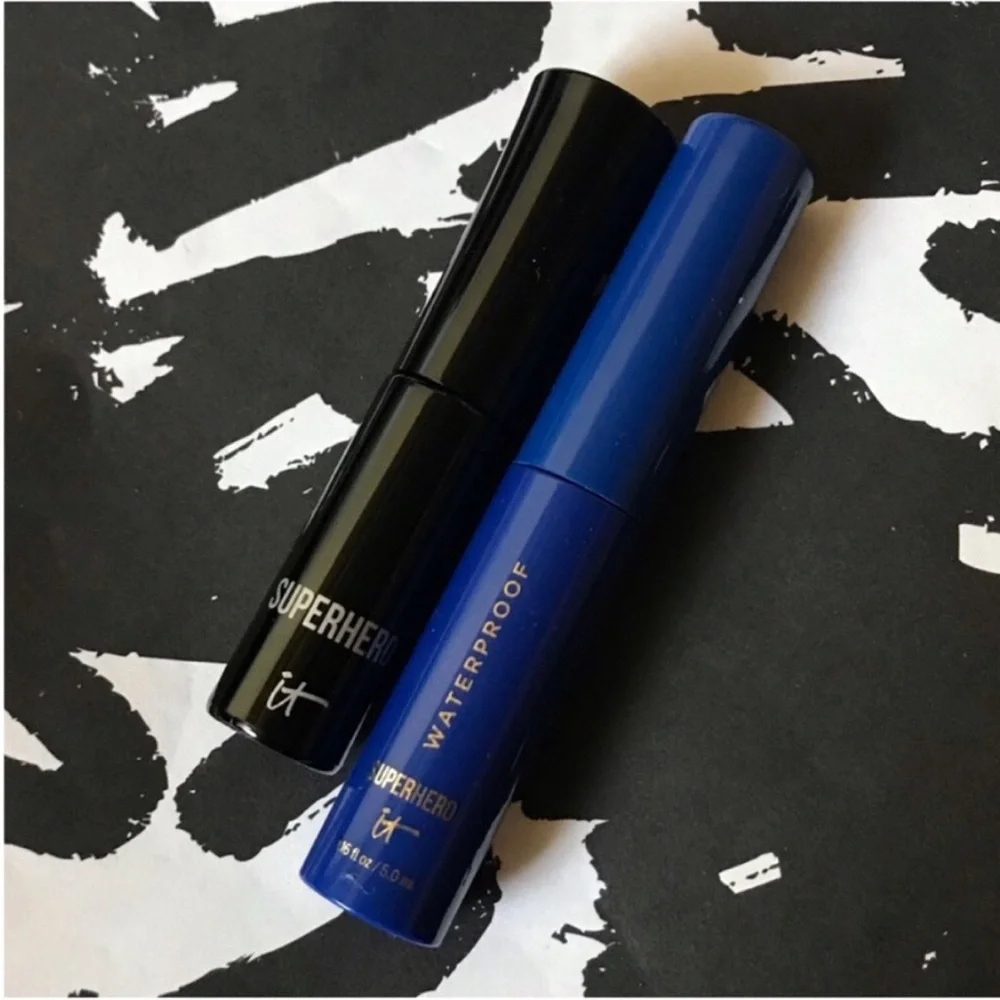 it Cosmetics Mini Superhero Volumizing Mascara Duo in Regular and Waterproof